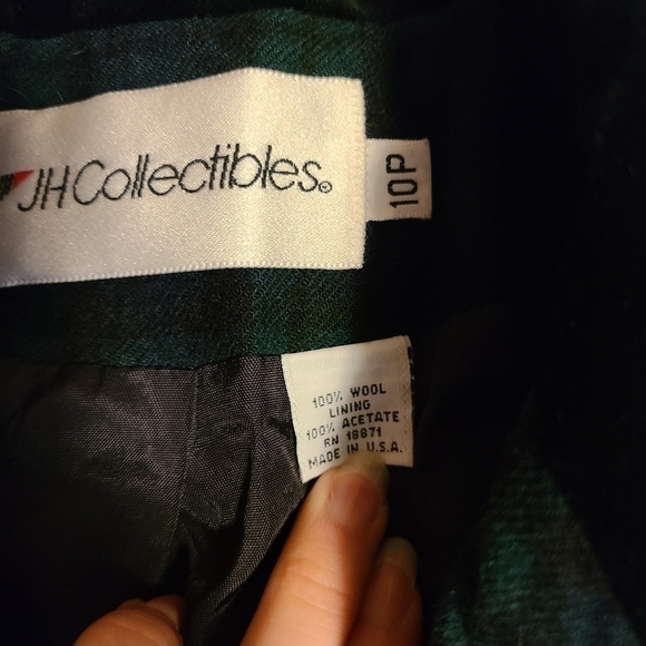 Jh Collectibles| Wool Plaid Blazer - Picture 6 of 7